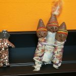 Afrykańskie zabawki ulepione z gliny